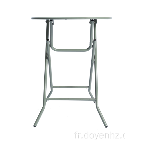 Table ronde pliante en métal 46cm